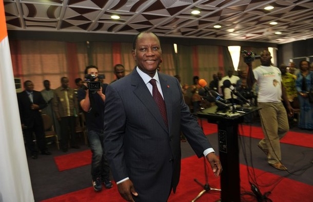 Alassane Ouattara sur Canal +, hier: 